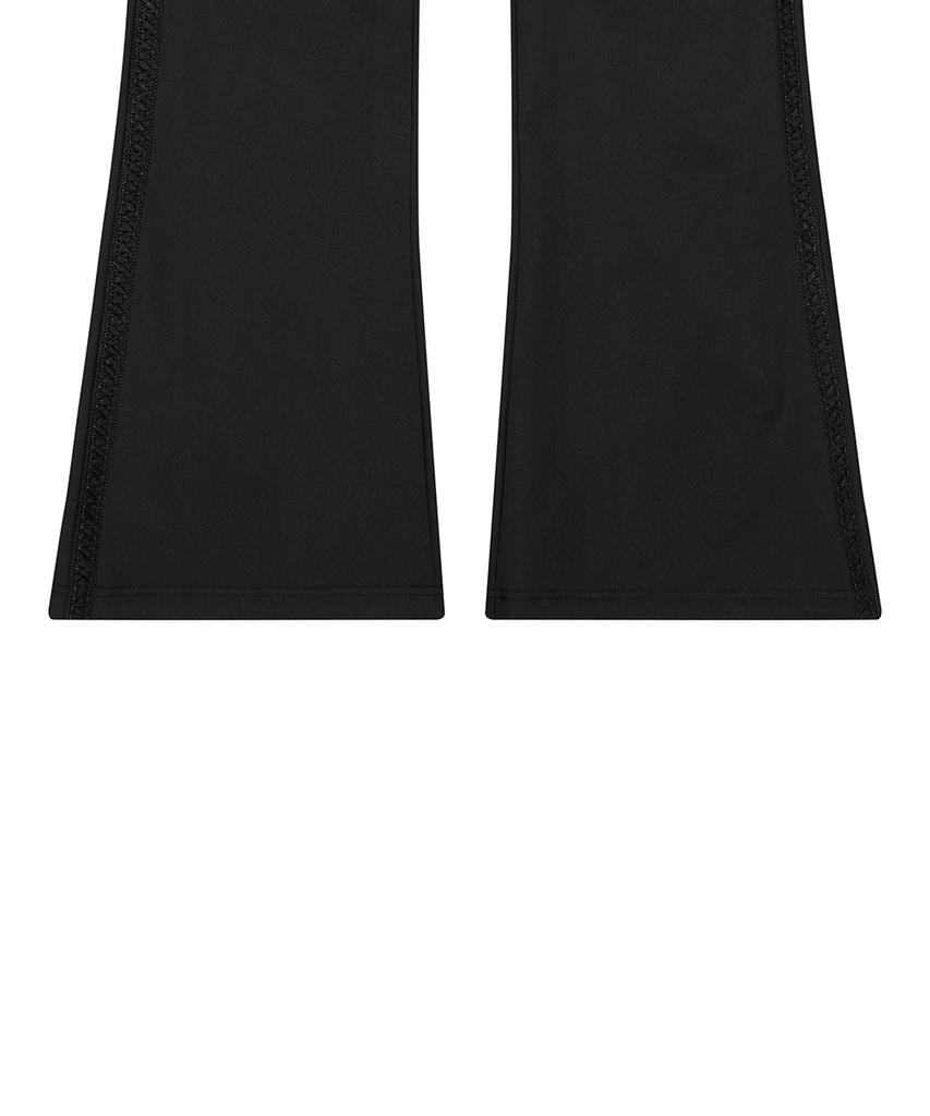 LUVISTRUE El Ribbon Bootscut Pants(Black)