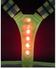 V-shaped 4cm LED Glowing Reflective Elastic Band Sports Vest