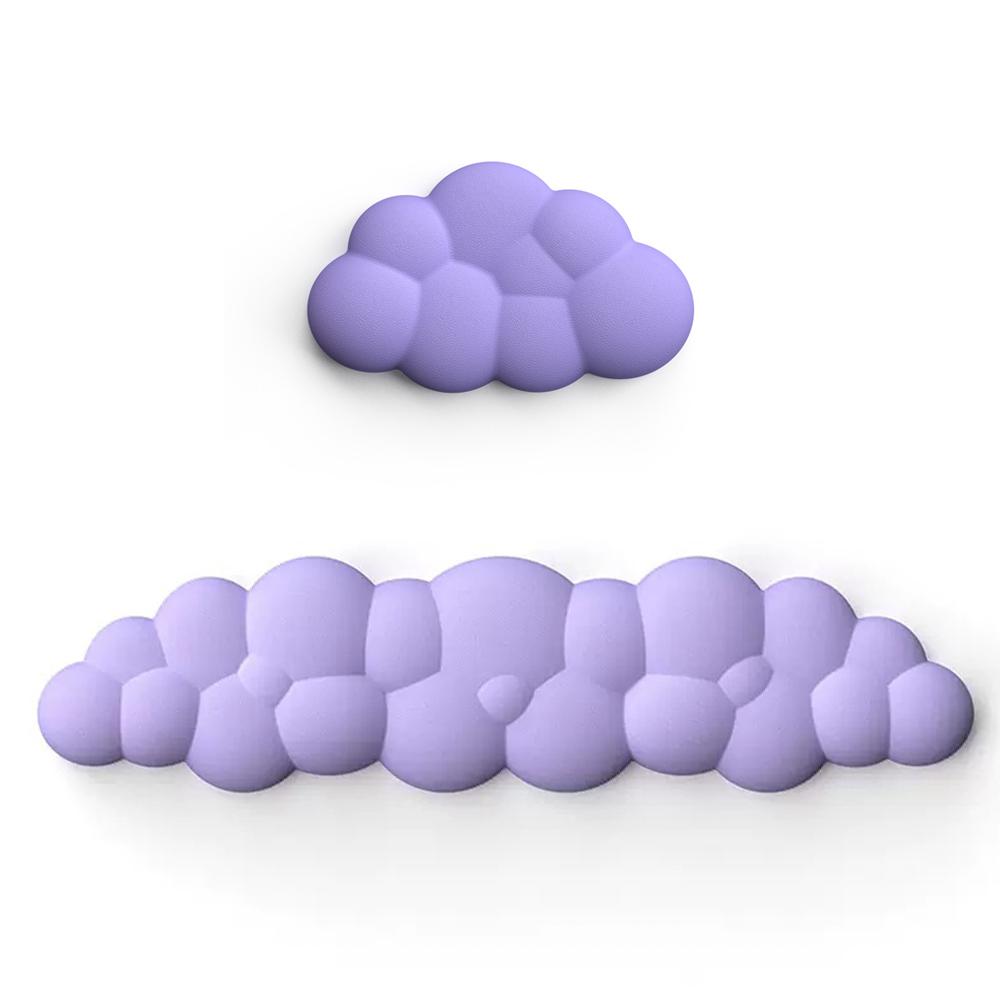 Mouse pad with wrist rest keyboard cloud anti-slip desktop office gamer mouse wrist rest Ergonomic keyboard mouse pad wrist rest