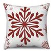 Home Decor Let It Snow & Merry Christmas Pillow Covers Pattern Cushion Cover Suitable For Sofa Bedroom Car Pillow Cover