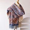 Women's Ethnic Bohemian Shawl: High-End, Thickened, Warm Jacquard Snood Scarf for Autumn and Winter