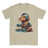 Leisure Gamer Girl Boy T-Shirts for Men Crewneck Pure Cotton T Shirt GamePad Short Sleeve Tee Shirt 6XL Clothing