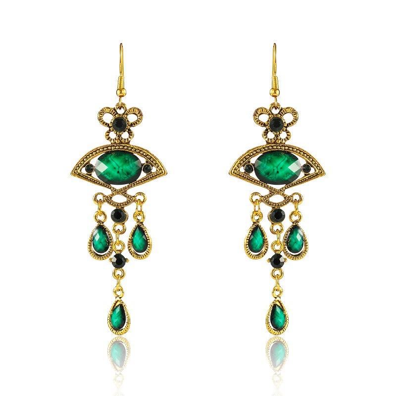 cStyle Water Drop Earrings for Women Retro Dangle Earring