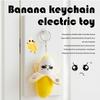 Plush Banana Toy Pendant Keychain Rhythm Piano Interactive Toy Creative Touch Doll Dual-Player Activity Friend/Party Toys