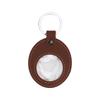 1Pc PU Leather Keychain Coin Holder Double Side Coin Display Case Medallion Sobriety Coin Recovery Chip Airtag Challenge Coin