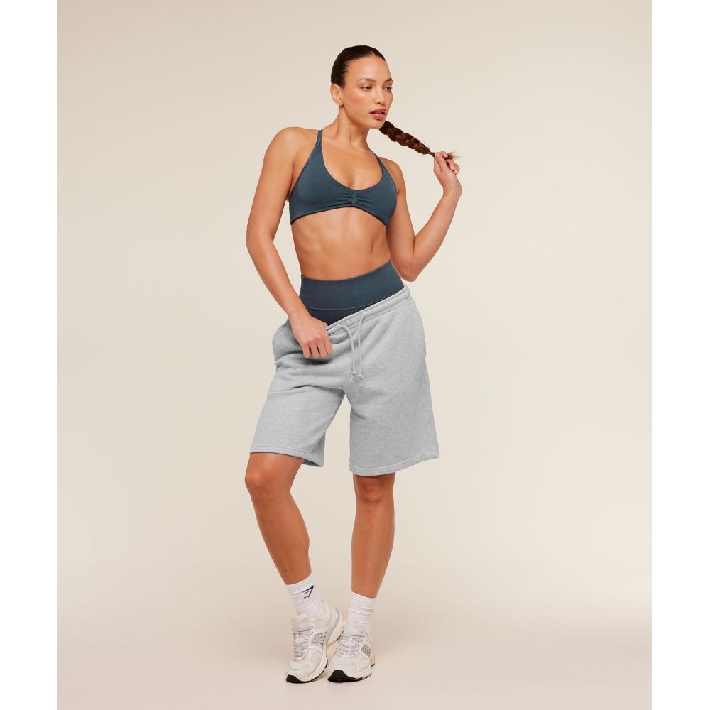 Gymshark To From Shorts Bros Soft Grey Marl B6b8v Gc3c