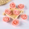 100/200Pcs Artificial Rose Flowers Heads 4cm Foam Fake Flowers For Home Room Decor Outdoor Garden Party Bride Wedding Decoration