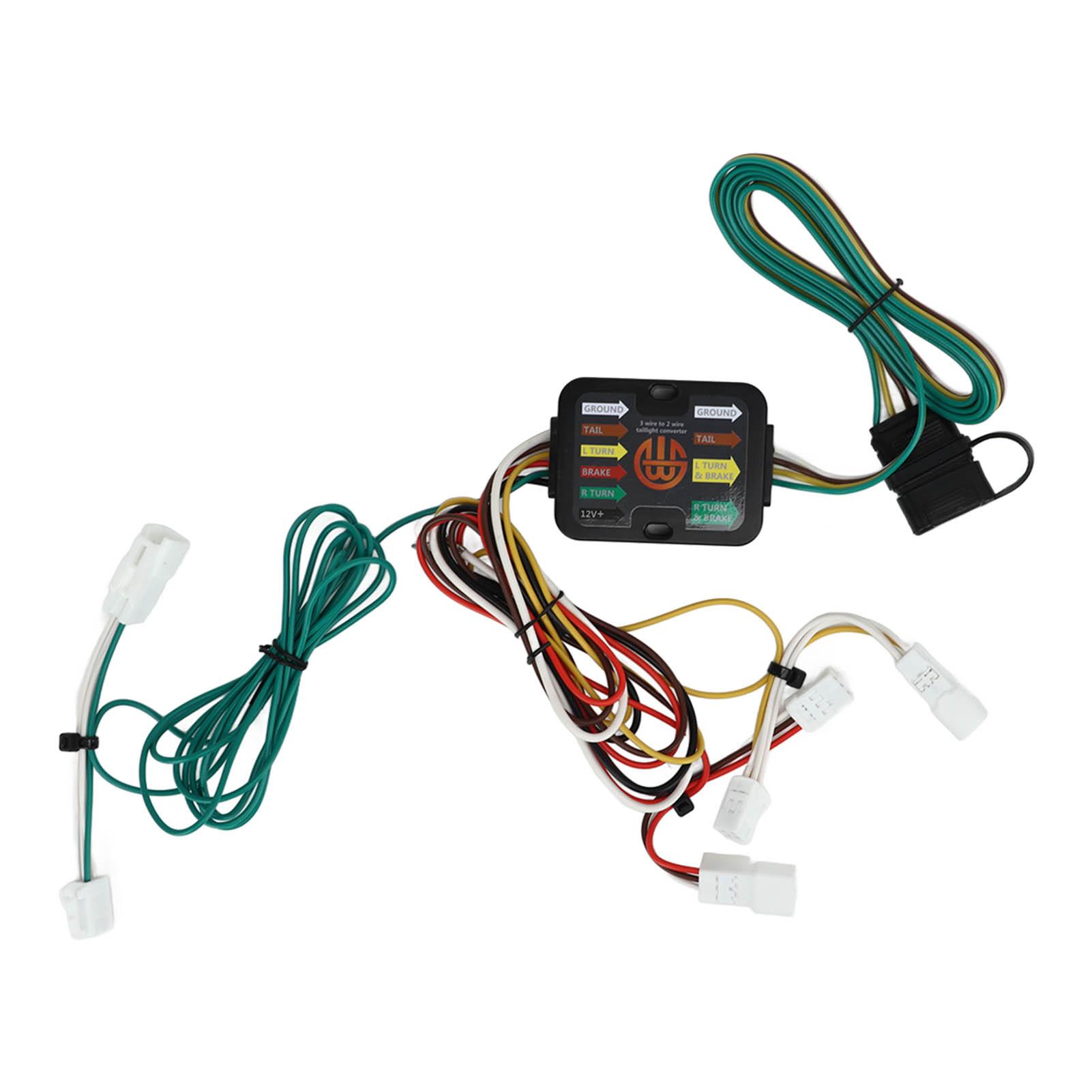 

4 Pin Trailer Wiring Harness with Dust Cover 56261 Plug and Play for Sienna Except SE 2015‑2020