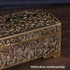 Retro Jewelry Storage Box Exquisite Necklace Display Case Rings Eardrop Organizer Boxes Room Desktop Jewellery Displays Cases