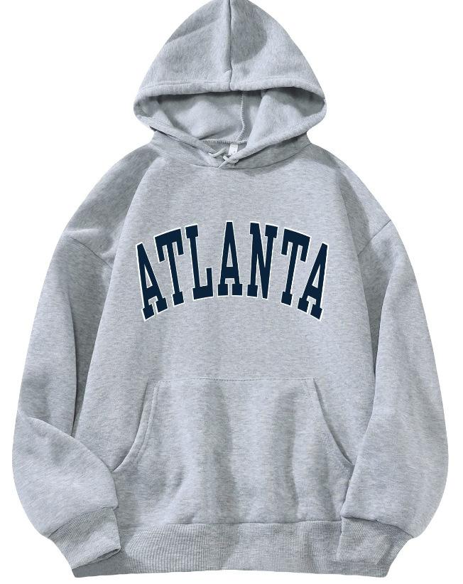 Casual Sports Sweater Fleece Hooded Sports Sweater Women's Large Size Autumn and Winter Models