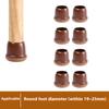 8Pcs Chair Leg Covers for 19-25mm Legs Noise Reducing Furniture Feet Caps Round Anti-Slip Floor Guards for Home