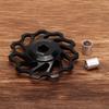 11 Teeth Mountain Bike Ceramics Wheel Rear Derailleur Guide Pulley Roller Bicycle Aluminium Alloy BearingBlack