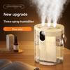 New 1.5L Humidifier for Home, Quiet Bedroom, Large Mist Output Wireless Portable Desk Mini Office