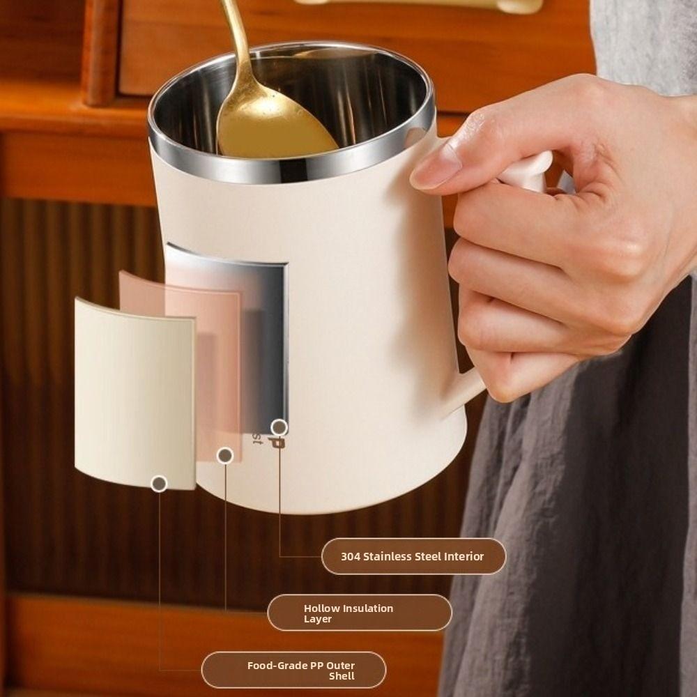 Heat-resistant Thermal Mug with Tea Filter Water Cup Drinking Cup Insulated Coffee Cup  Milk