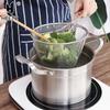 French Chip Frying Strainer Basket Stainless Steel Deep Fry Basket Kitchen Round Fryer Wire Mesh With Handle Wire Colander Nets