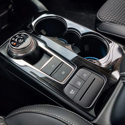 Para Ford Focus MK4 caja de cambios central cubierta de cuadro de mandos pegatina embellecedora tira accesorios de guarnición