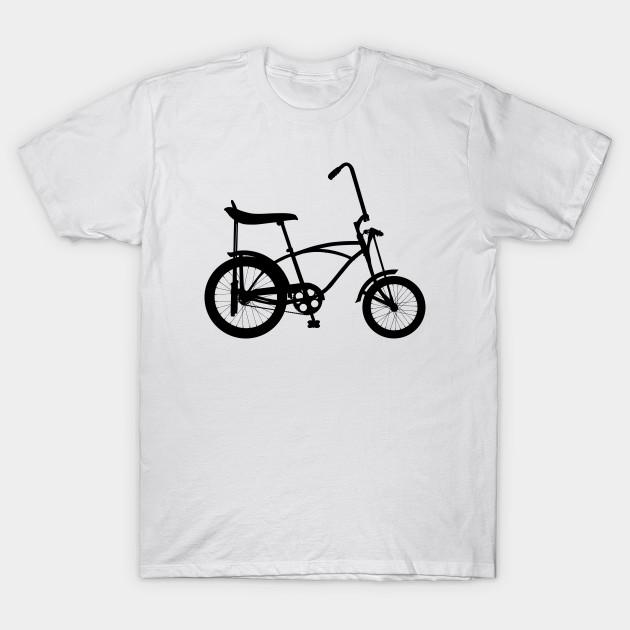 Мужская черная футболка с принтом Schwinn Stingray Печать на трансферной бумаге без вырезания Хлопковая футболка XL белый