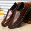 New casual leather shoes business business leather shoes breathable tide casual shoes soft surface