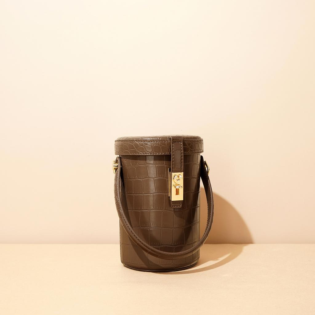 2025 New Cylinder Bag Premium Bucket Bag Women's Bento Bag Crossbody Small Cylinder Bag Mini Fashion Handbag