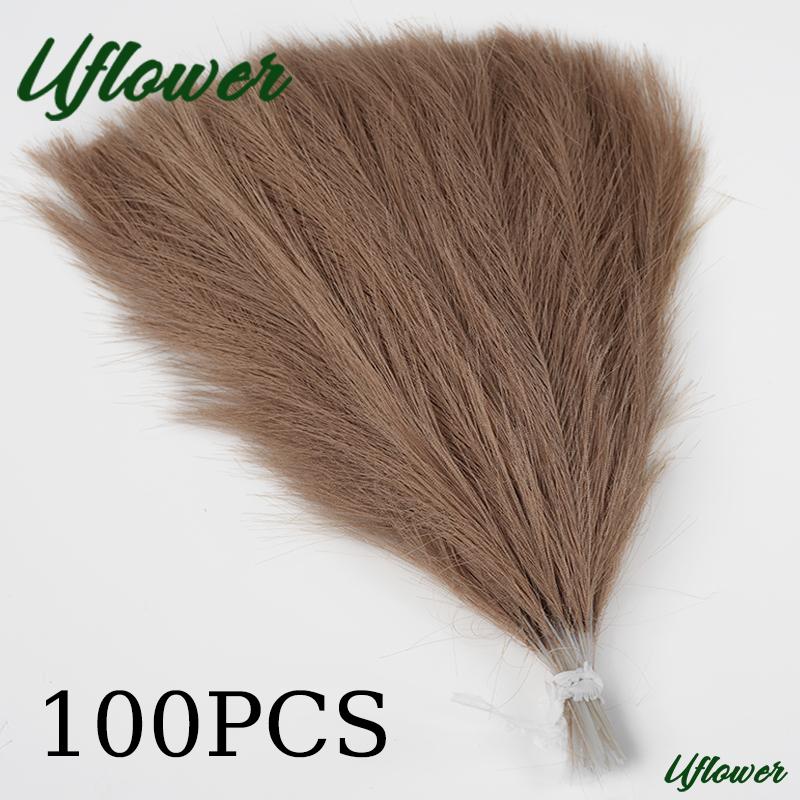10/30/50/100PCS 42CM Artificial Fluffy Pampas Bohemian Grass Fake Plant Reed Wedding Home Party Decoration