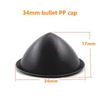 2 Pcs  Speaker Dust Cover Pp Tip Coned Dust Caps Black Protective Sleeve Speaker Repair Parts Accessories