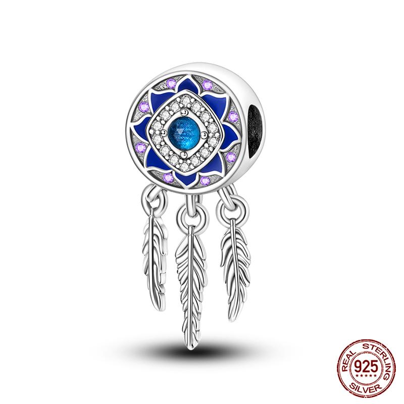 100% Copper Love And Peace Pendants Lovers Balloon Owl Charms Beads Fit Qikaola Original Bracelets Fine Diy Jewelry