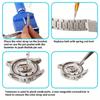 147PCS Watchmaker Watch Repair Repairing Tools Kit Case RemoverOpener Bar Set Watch Spring Pin Bars and Back Case Opener Screw