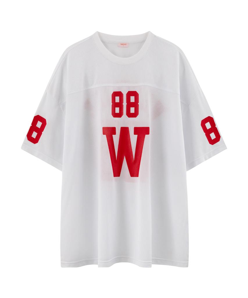 TAKEASY Mesh Football Over Jersey (White)