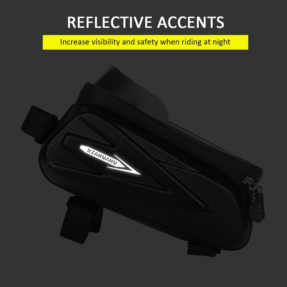 Bicycle Phone Mount Bags Waterproof Front Frame Top Tube Bag Cycling Bike Phone Tool Storage Bag