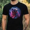 T-Shirt Men Lightning Bear Motif Cotton Size XS To 5XL