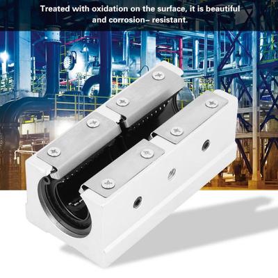 Slide Bushing Tool for Machine 20mm SBR20LUU 1Pcs Aluminum Alloy Long Rail Linear Motion Ball Bearing Accessories