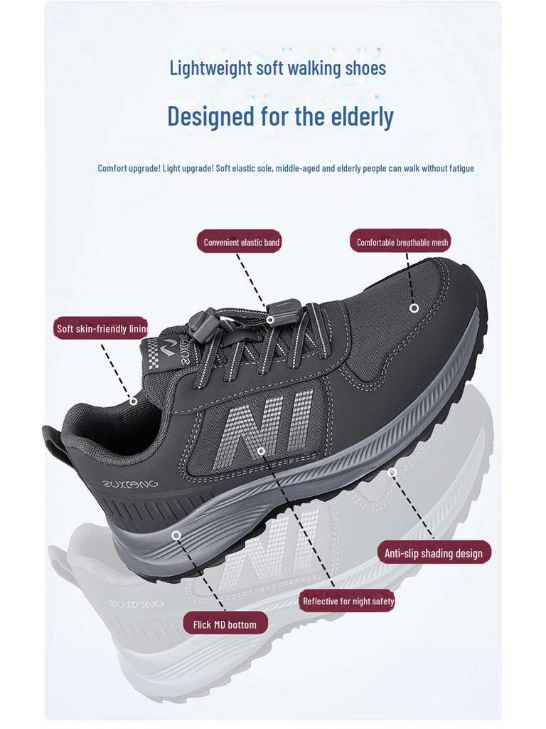 2024 Jesień/Zima Buty do chodzenia dla seniorów Lijian: Nowe Style dla Mężczyzn i Kobiet