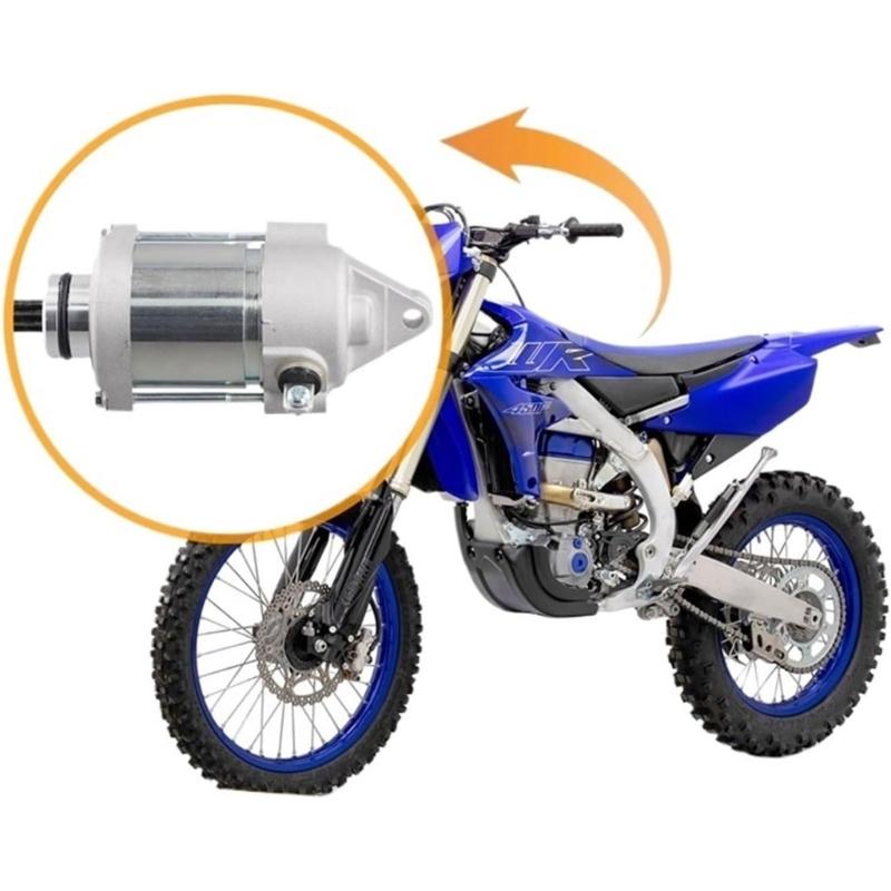 Lightweight 12V Motorbike Starter Motor for WR450 WR450F YZ450 YZ450FX Easy Installation 2GC-81890-00-00 2GC-81890-01-00