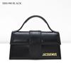 OUTLET JACQUEMUS Shoulder Bag LE BAMBINO Small Handbag 213BA006 Black Color