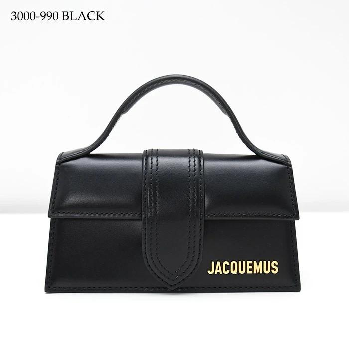 OUTLET JACQUEMUS Shoulder Bag LE BAMBINO Small Handbag 213BA006 Black Color