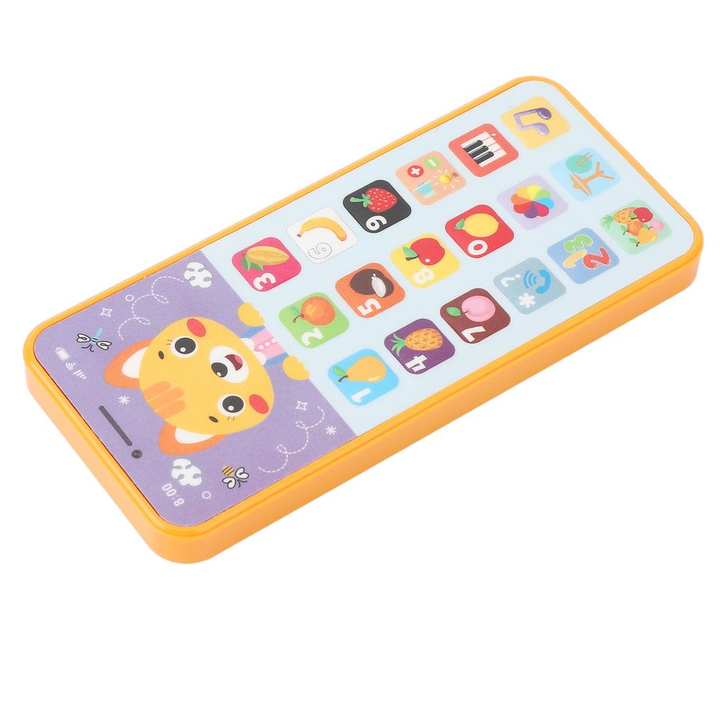 Baby Cell Phone Toy 18 Buttons 6 Modes USB Charging Multifunction Early Education Simulation Phone Toddlers Phone Toys