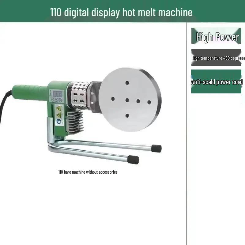 Leistungsstarkes Heißschmelz-Schweißgerät PE110 PPR für Wasserrohre im Wasserkraftbau