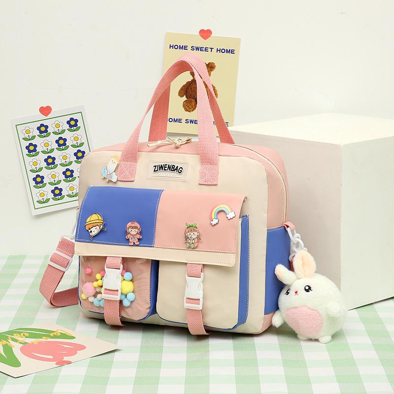 Szkolny plecak dla dziewczynek podwójnego zastosowania dla dzieci Uczniowie gimnazjum noszą plecaki na lekcjach Plecak szkolny dla szkoły podstawowej o dużej pojemności