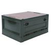 Foldable Camping Storage Box with Lids Versatile Stackable Movable Portable Camping Storage Bin