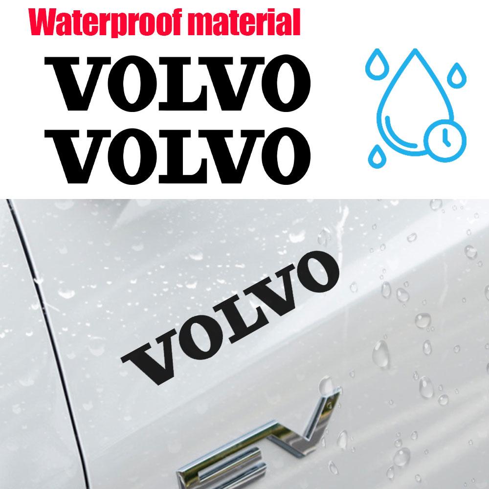 For Volvo RDESIGN R C70 XC80 V60 S80 T6 S40 S60L D5 Fashion PVC Car Sticker Body Logo Door Window Rear Trunk Decal Center Cover