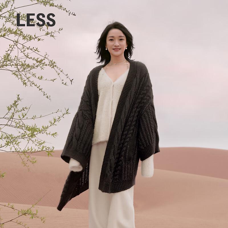 

LESS 2023 Fall Mid-Length Wool Blend Sweater 2N9312490 S