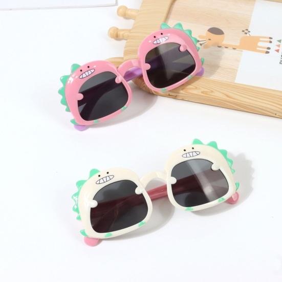 Children Sunglasses Girls Boys Cute Cartoon Dinosaur Glasses Sun Protection Eyeglass Fashion Kids Party Eyewear Accessories