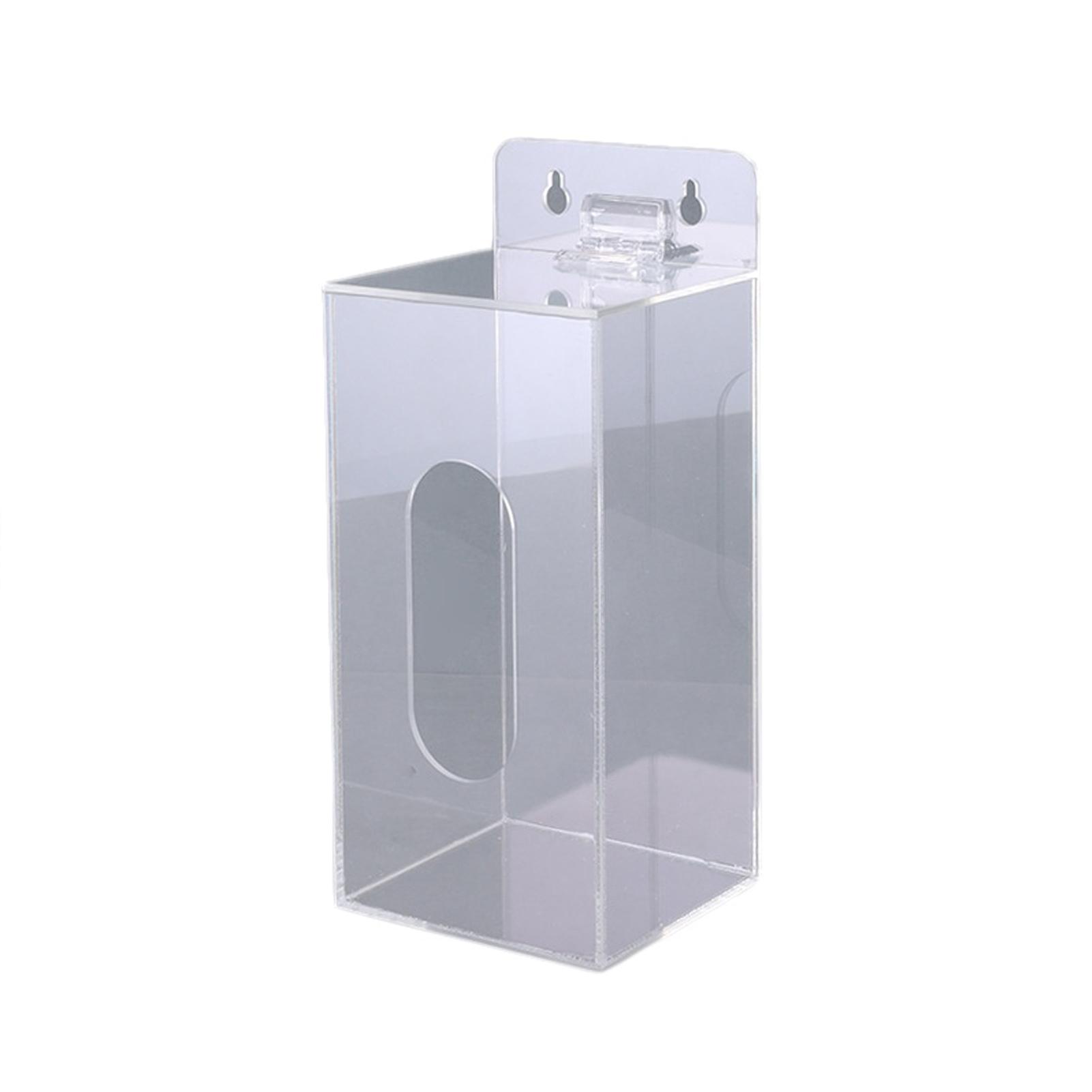 

Акриловый держатель для хранения масок и перчаток для лица, прозрачный акриловый одноразовый