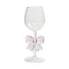 High Borosilicate Glass Bowknot Wine Glass
