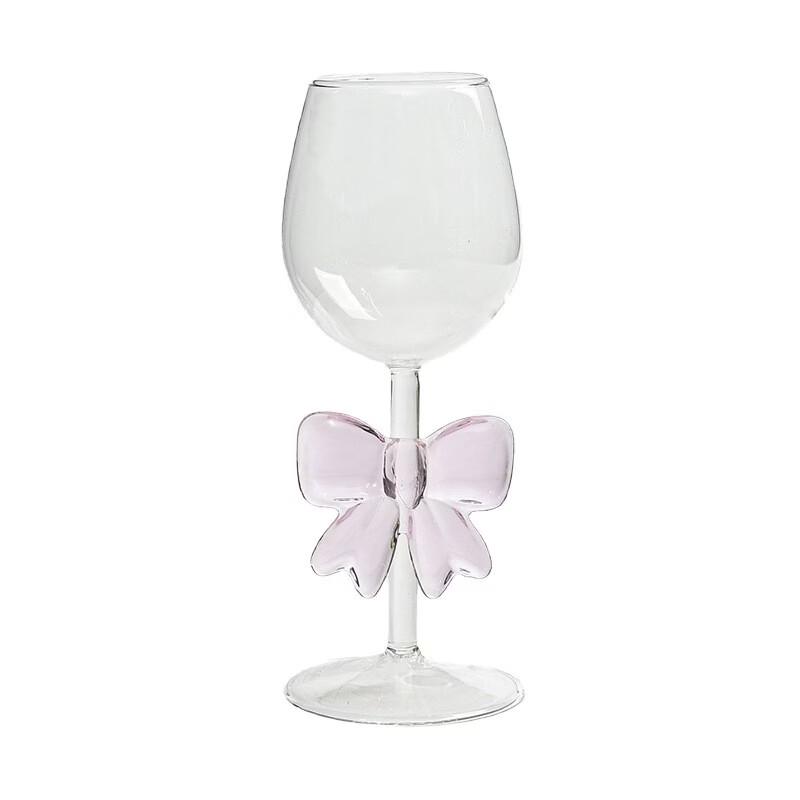 High Borosilicate Glass Bowknot Wine Glass