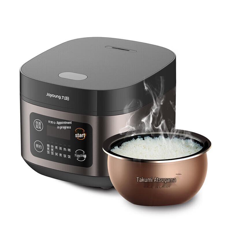 Joyoung Smart 4L Rice Cooker with Copper-Aluminum Pot CN plug (adapter included) 4L