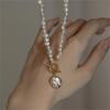100% Baroque Freshwater Pearl 5-6mm Long Pearl Necklace For Women AAA Natural Freshwater Pearl Irregular Shell Pendant