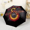 Galatasaray1 Customize Your Name Umbrella Compact Travel Automatic Umbrella Retractable Design with 8-Rib Durability Sturdy Construction
