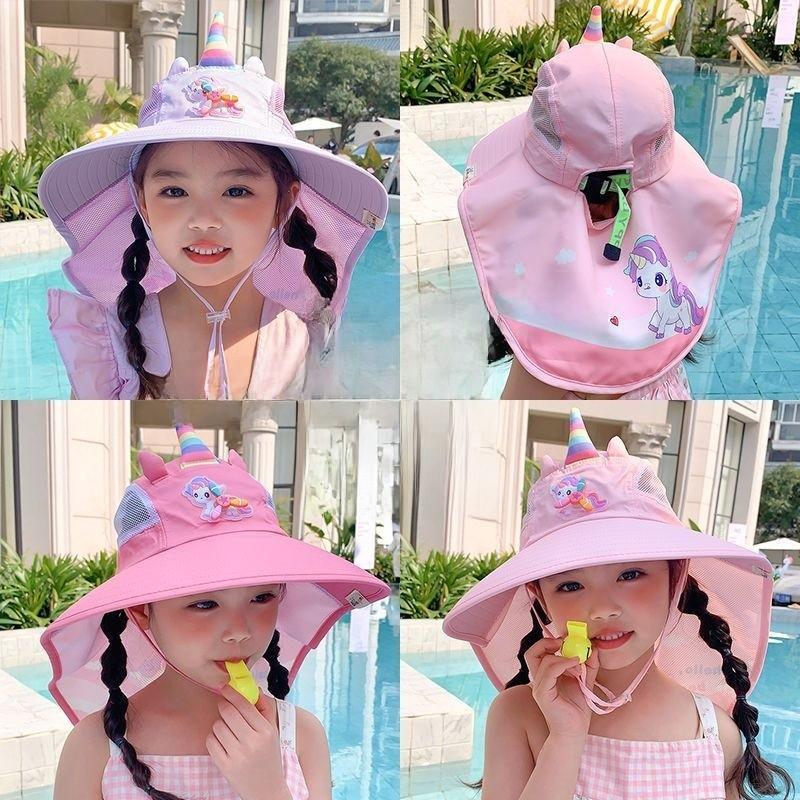 My Little Pony Childrens Sun Hat With Wide Brim And Sun Protection For Girls And Babies
