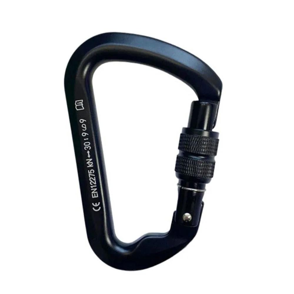 High-strength Aluminum Alloy 30KN Carabiner Clip Outdoor Safety Buckle Hook For Camping Advanture.
